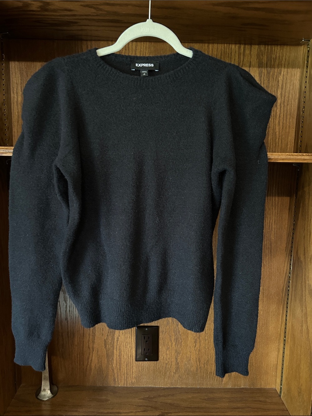 Express Black Crewneck Sweater